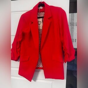 Coral blazer